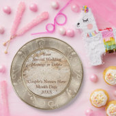 美しパーソナライズされたい素朴紙プレート ペーパープレート (パーティー)