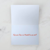 美しパーソナライズされたい花ハッピーバースデー カード (内部)