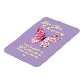 美しパーソナライズされたい蝶の母の日 マグネット (左側)