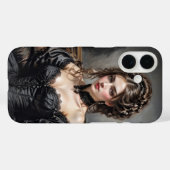 美しビクトリアンい服を着た少女のカバー Case-Mate iPhoneケース (裏面 (横))