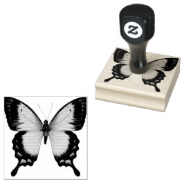 美しファンシーい蝶 ラバースタンプ