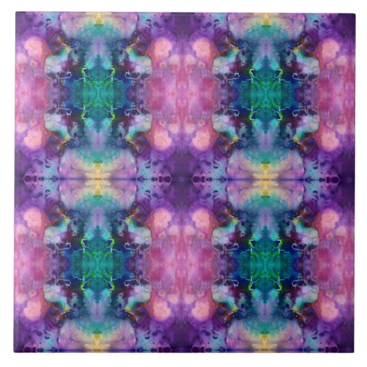 美しフェミニンいカ数々のラーの音色 タイル (正面)