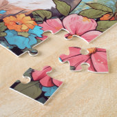 美しフランスのいブルドッグ ジグソーパズル (側面)