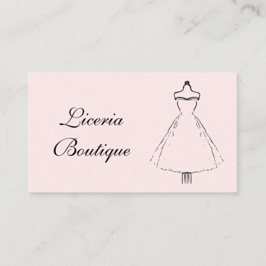 美しミニマルいファッションデザイエレガントナー 名刺 (裏面)