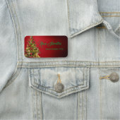 美しモダンいクリスマスツリー 名札 (インサイチュ)