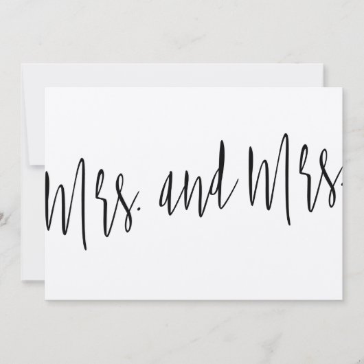 美しモダンいシックな「ミセスとミセス」 (正面)