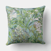 美しモダンい植物花離れ類 クッション (裏面)