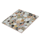 美しモダンい自然の岩terrazzoパターン タイル (側面)