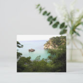 美し地中海のいギリシャのヒオス島。 ポストカード (スタンド正面)