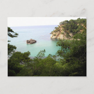 美し地中海のいギリシャのヒオス島。 ポストカード