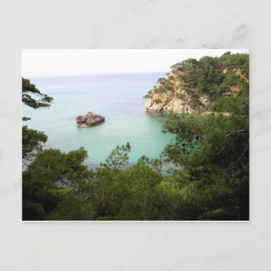 美し地中海のいギリシャのヒオス島。 ポストカード (正面)