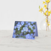 美し忘れい-me-not flowers Mothers Day Card カード (黄色い花)