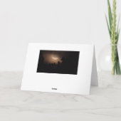 美し恋しく思いナイトカードに満月 カード (裏面)