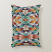 美し数々のい色の氷晶の羽 アクセントクッション (正面(垂直))