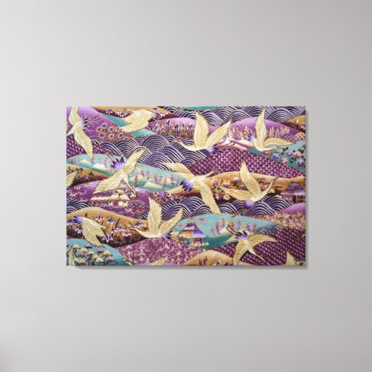 美し日本のい鶴 キャンバスプリント (正面)