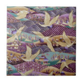 美し日本のい鶴 タイル (正面)