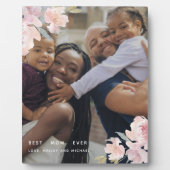 美し最高のい母エバー赤面フローラ写真 フォトプラーク (正面)