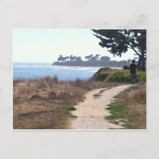 美し澄んい空のビーチ。 ポストカード (正面)