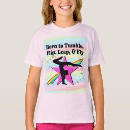 美し生まれいTUMBLE GYMNASTデザイン Tシャツ