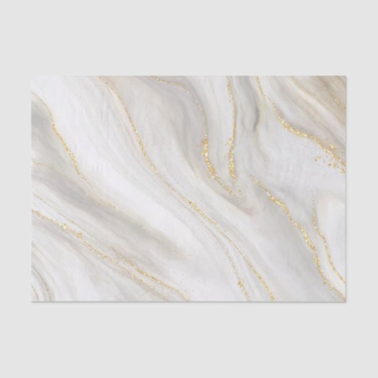 美し素晴らしい渦巻きフェイク金ゴールドグリッター 薄葉紙 (正面)