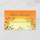 美し素晴らしい素晴らし日の出 名刺 (正面)