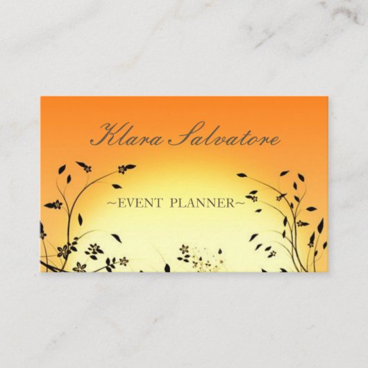 美し素晴らしい素晴らし日の出 名刺 (正面)