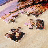 美し素晴らしい芸術の雪景色 ジグソーパズル (側面)