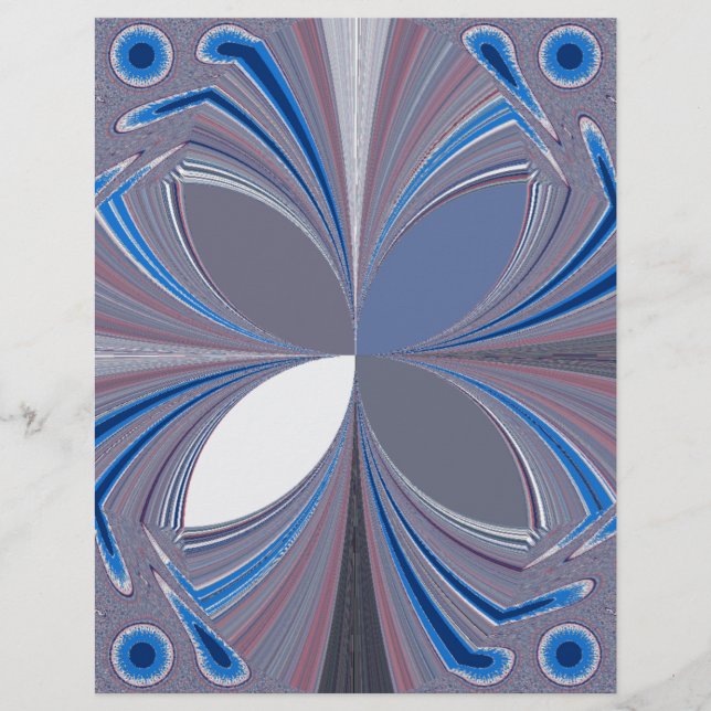 美し素晴らしい蝶ソフトブルーカラーアート (正面)