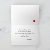 美し素晴らしい蝶（モルモン） カード (内部)