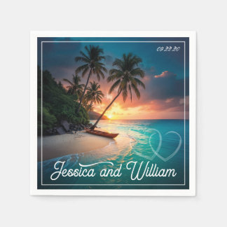 美し結婚い夏 スタンダードカクテルナプキン