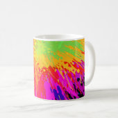 美し絵を描いスプラッシュコーヒーマグ コーヒーマグカップ (正面右)