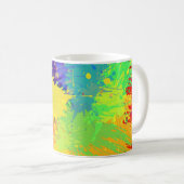 美し絵を描いスプラッシュコーヒーマグ コーヒーマグカップ (正面右)