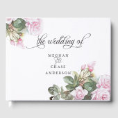 美し絵を描いピックローズベアフットブライド™ ゲストブック (正面)