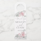 美し絵を描いピックローズベアフットブライド™ ボトルネックタグ (正面)