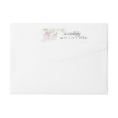 美し絵を描いピックローズベアフットブライド™ ラップアラウンドラベル (裏面)