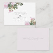 美し絵を描いピックローズベアフットブライド™ 名刺 (正面/裏面)