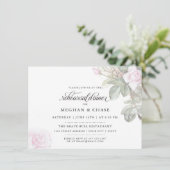 美し絵を描いピックローズベアフットブライド™ 招待状 (スタンド正面)