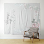 美し絵を描いピンクのバラがカレン タペストリー (インサイチュ(横))