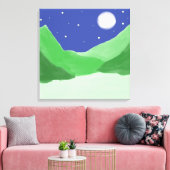 美し絵画い風景 キャンバスプリント (インサイチュ (リビング))