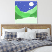 美し絵画い風景 キャンバスプリント (インサイチュ (寝室))