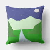 美し絵画い風景 クッション (裏面)