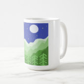 美し絵画い風景 コーヒーマグカップ (正面右)