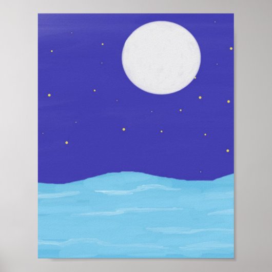 美し絵画い風景 ポスター (正面)