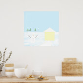 美し絵画い風景 ポスター (キッチン)