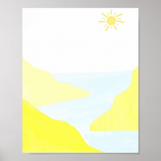 美し絵画い風景 ポスター (正面)