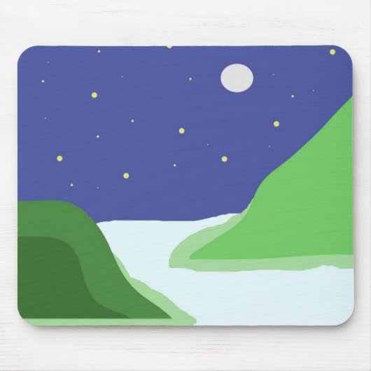 美し絵画い風景 マウスパッド (正面)