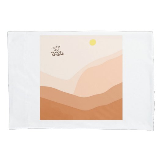 美し絵画い風景 枕カバー (正面左)