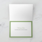 『美し考えるい鳥のグリーティングカード』 シーズンカード (内部)