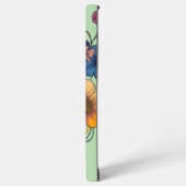 美し芸術的い花のセット SAMSUNG GALAXYケース (左側面)