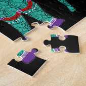 美し華美い象 ジグソーパズル (側面)